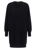 Brunello Cucinelli Black Virgin Wool Short Dress