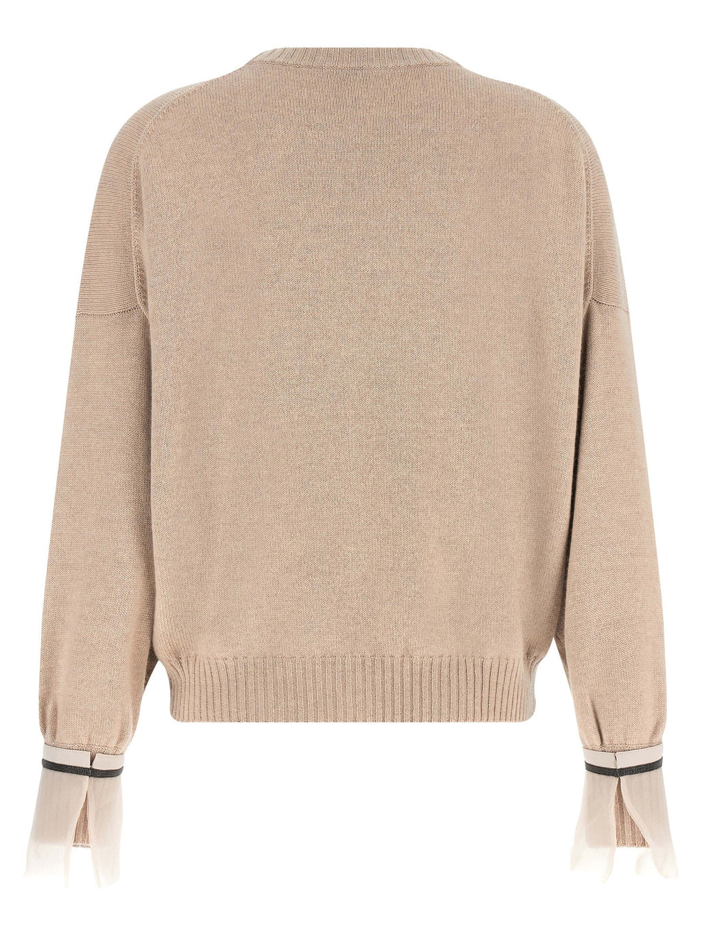 Brunello Cucinelli Beige Cashmere Cardigan