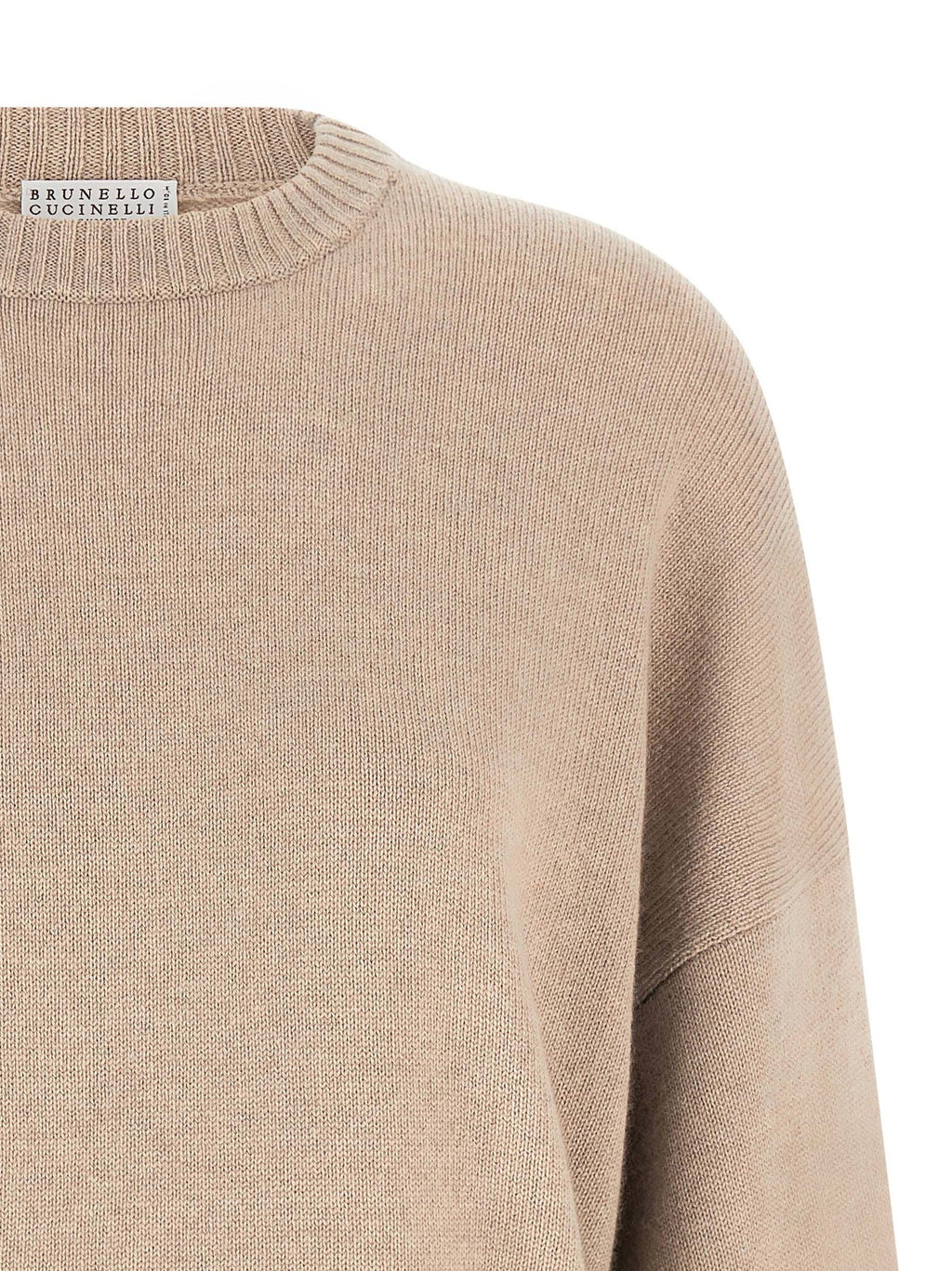 Brunello Cucinelli Beige Cashmere Cardigan
