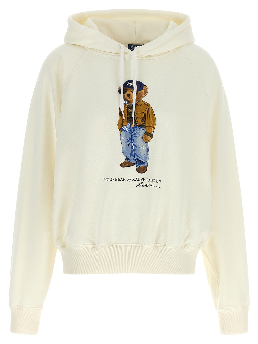 Polo Ralph Lauren White Cotton Sweatshirt