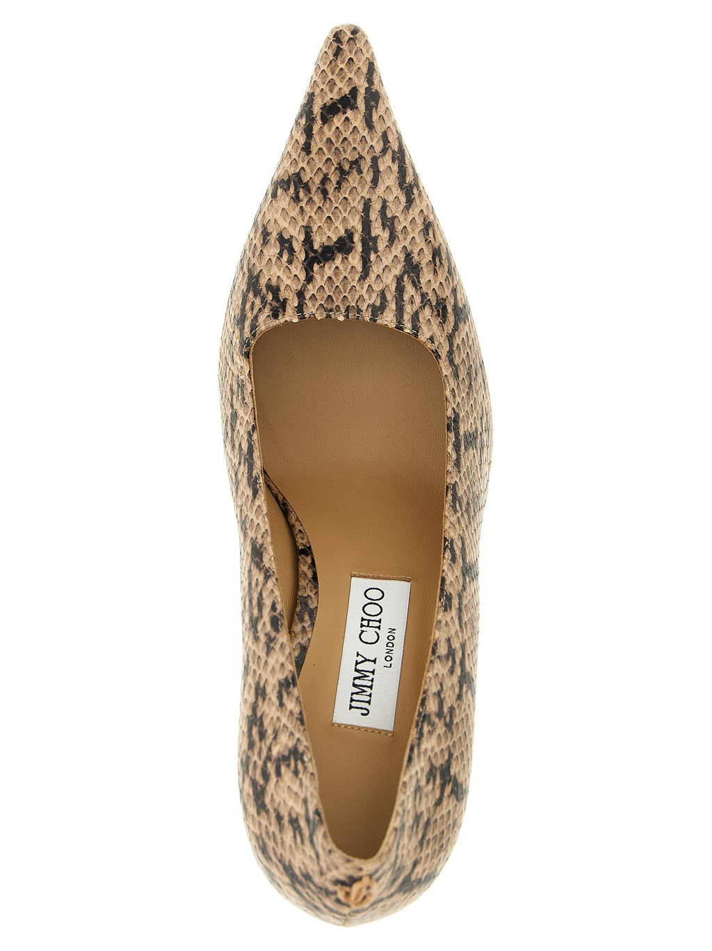 Jimmy Choo Brown Leather High Heel Pumps