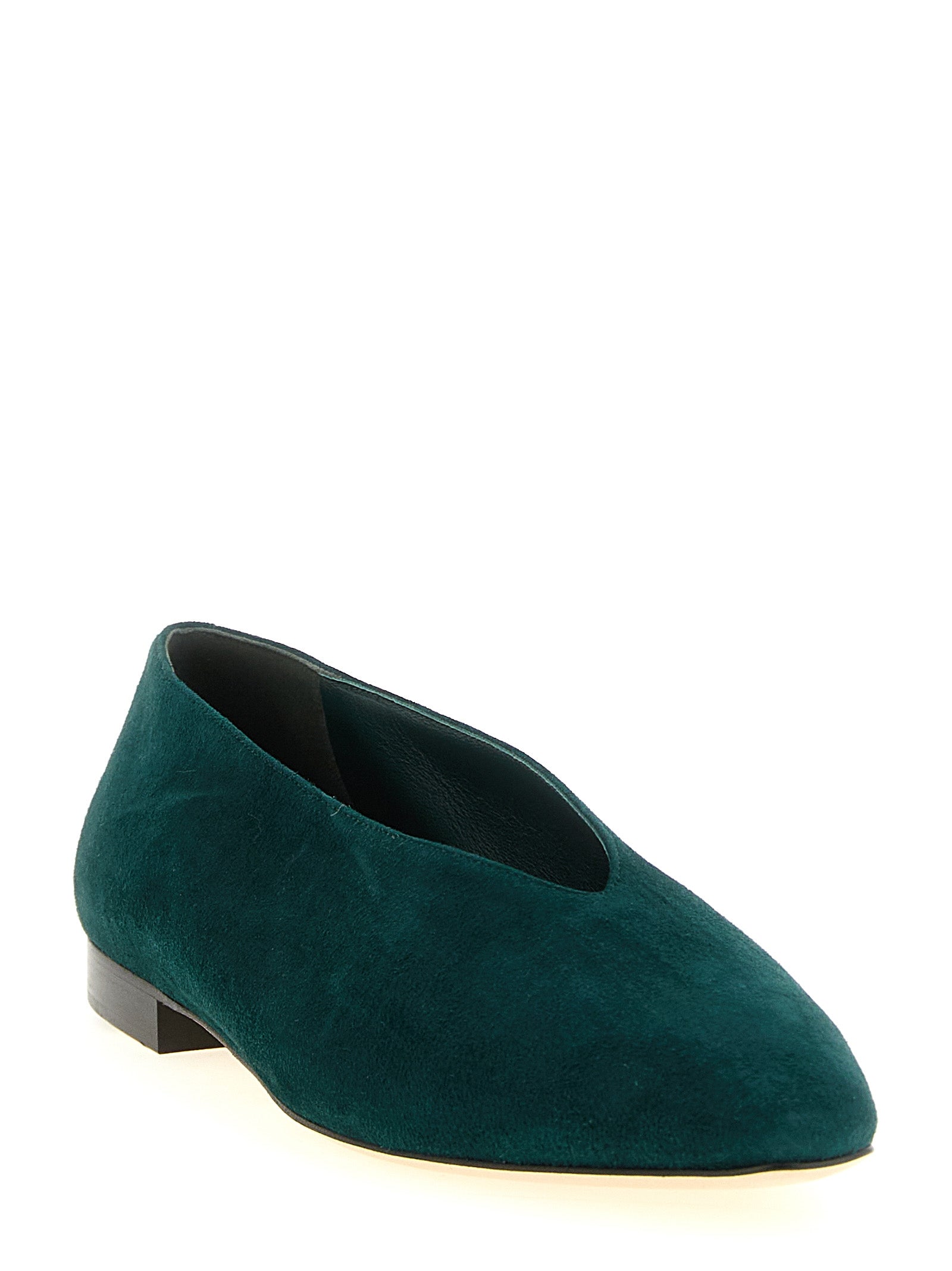 Jimmy Choo Bicolor Leather Ballet Flats