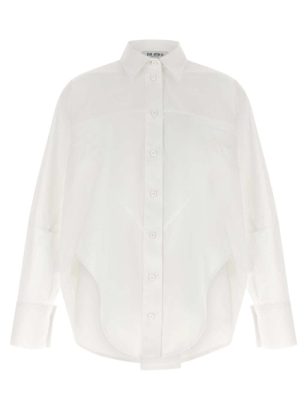 The Attico White Cotton Blouse