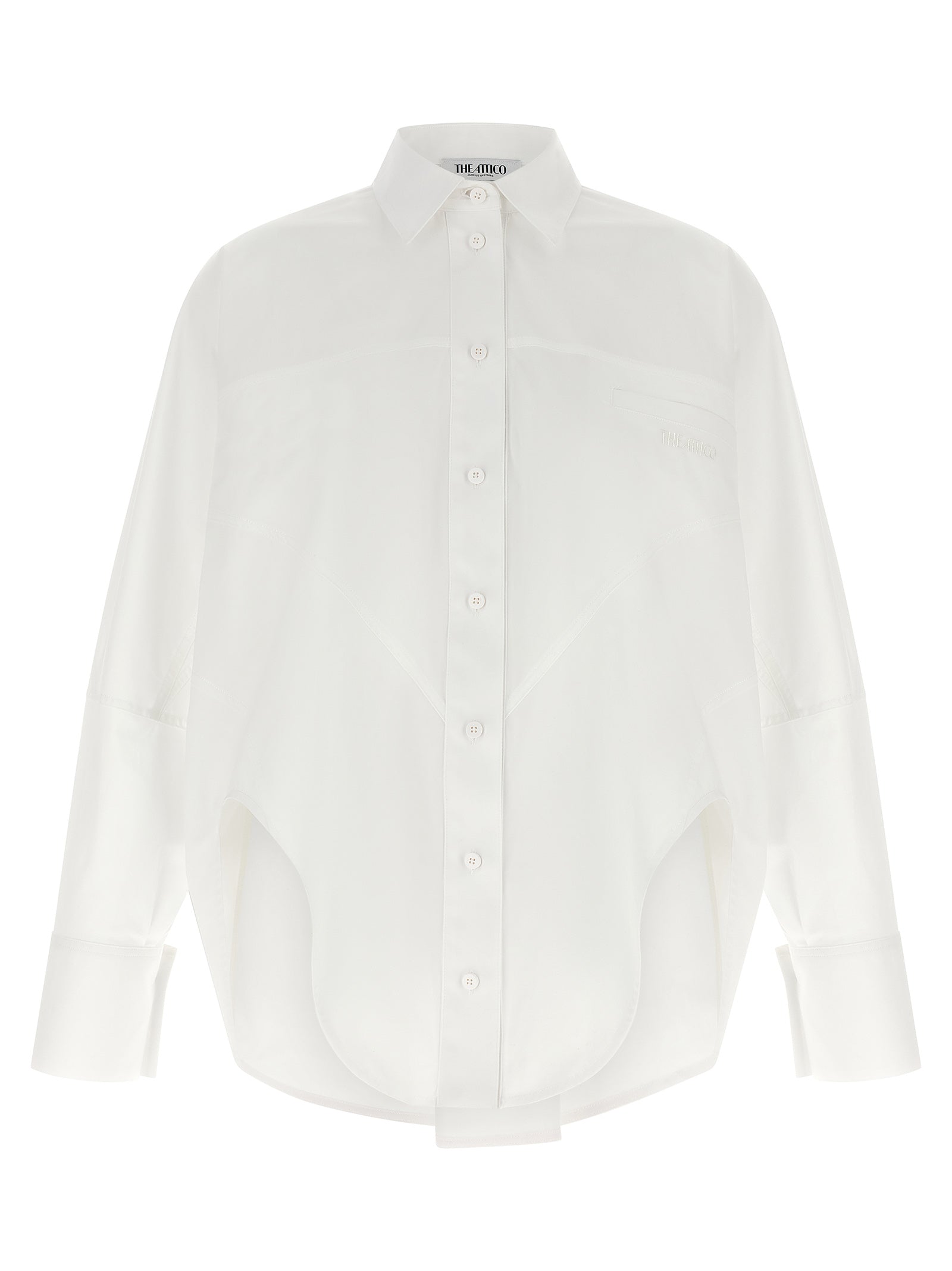 The Attico White Cotton Blouse