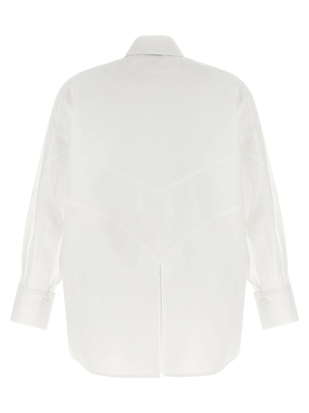 The Attico White Cotton Blouse