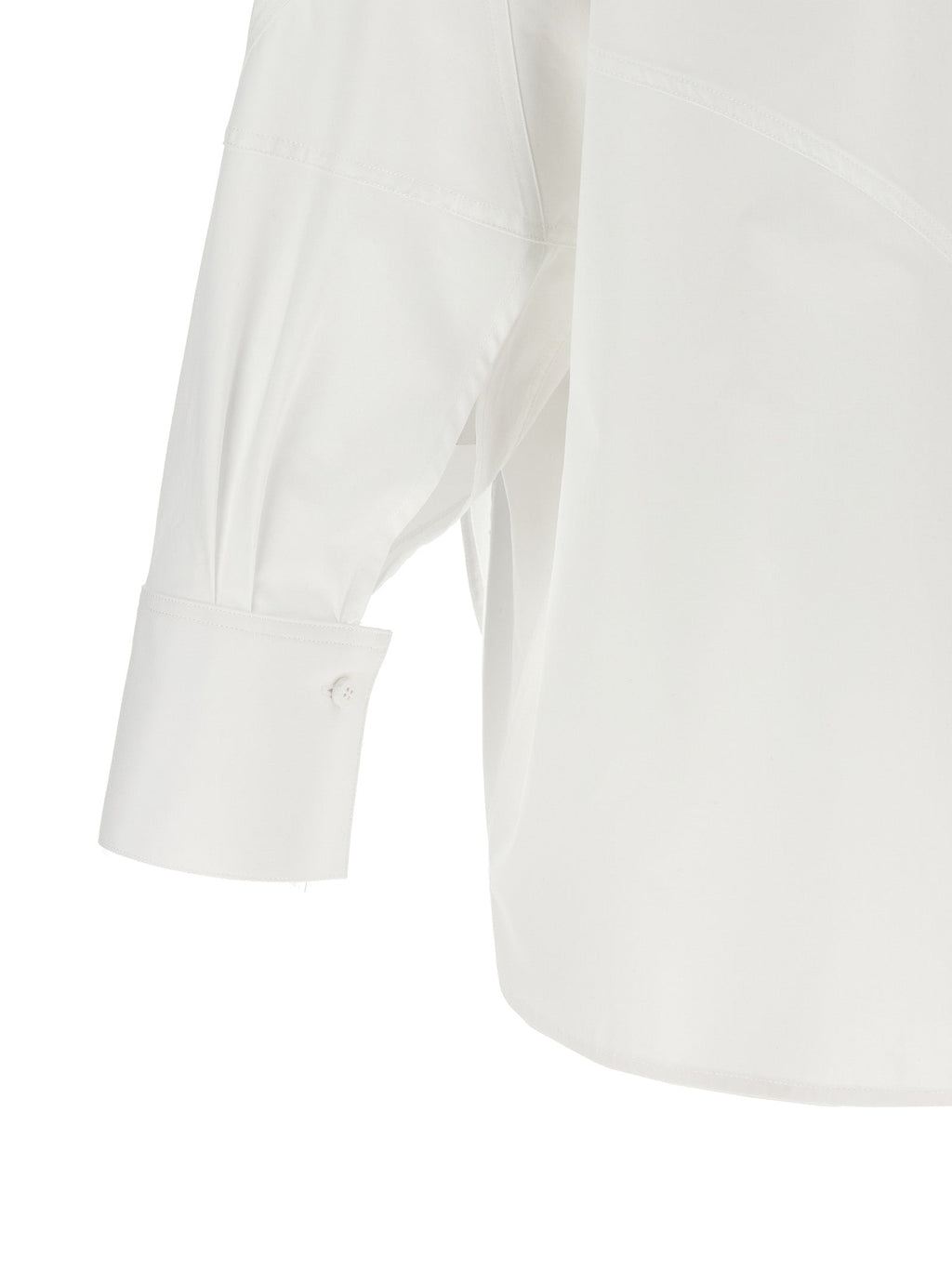 The Attico White Cotton Blouse