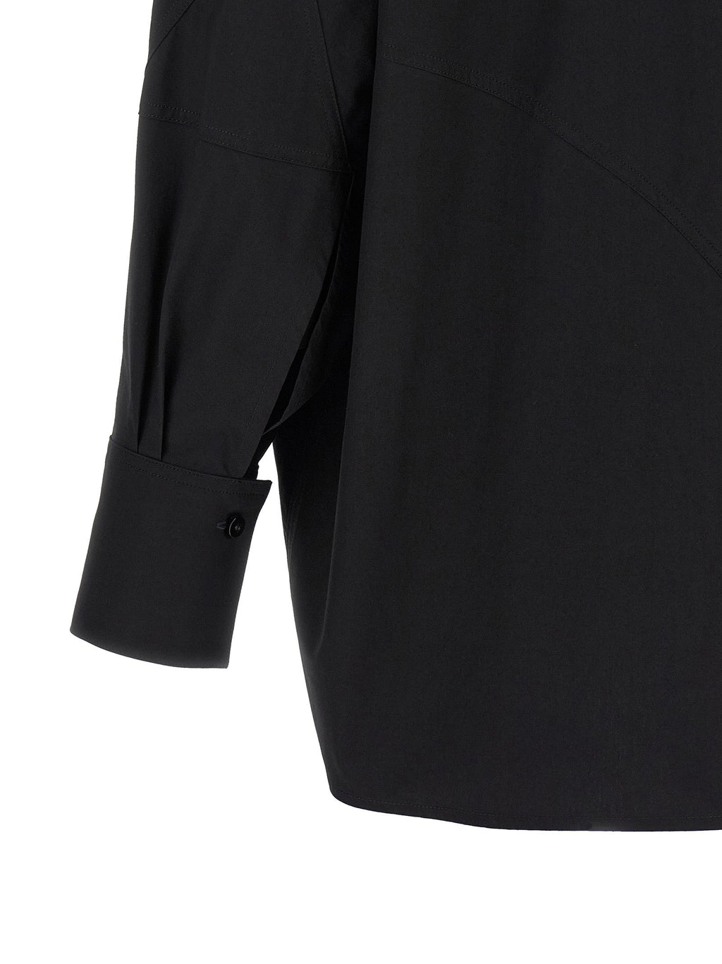 The Attico Black Cotton Blouse