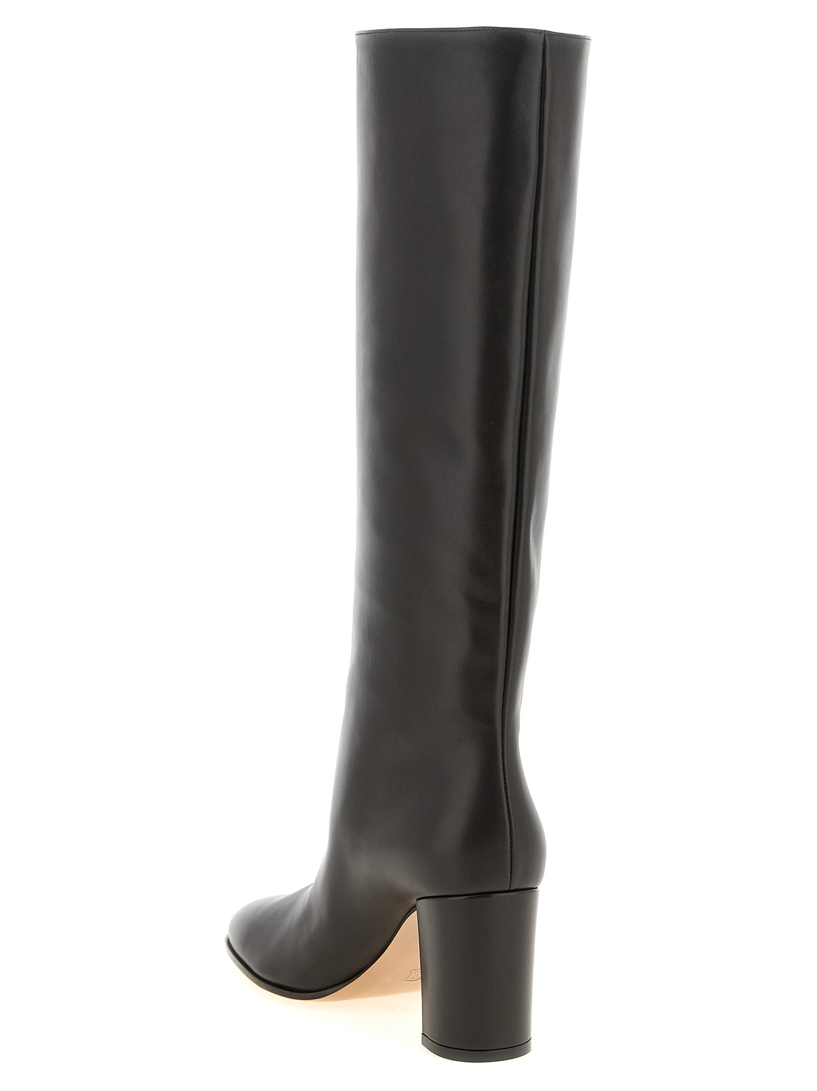 Gianvito Rossi Brown Calfskin Over The Knee