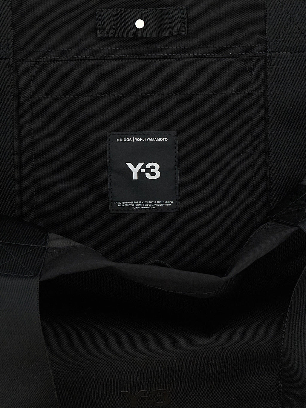 Y-3 Black Polyamide Tote Bag