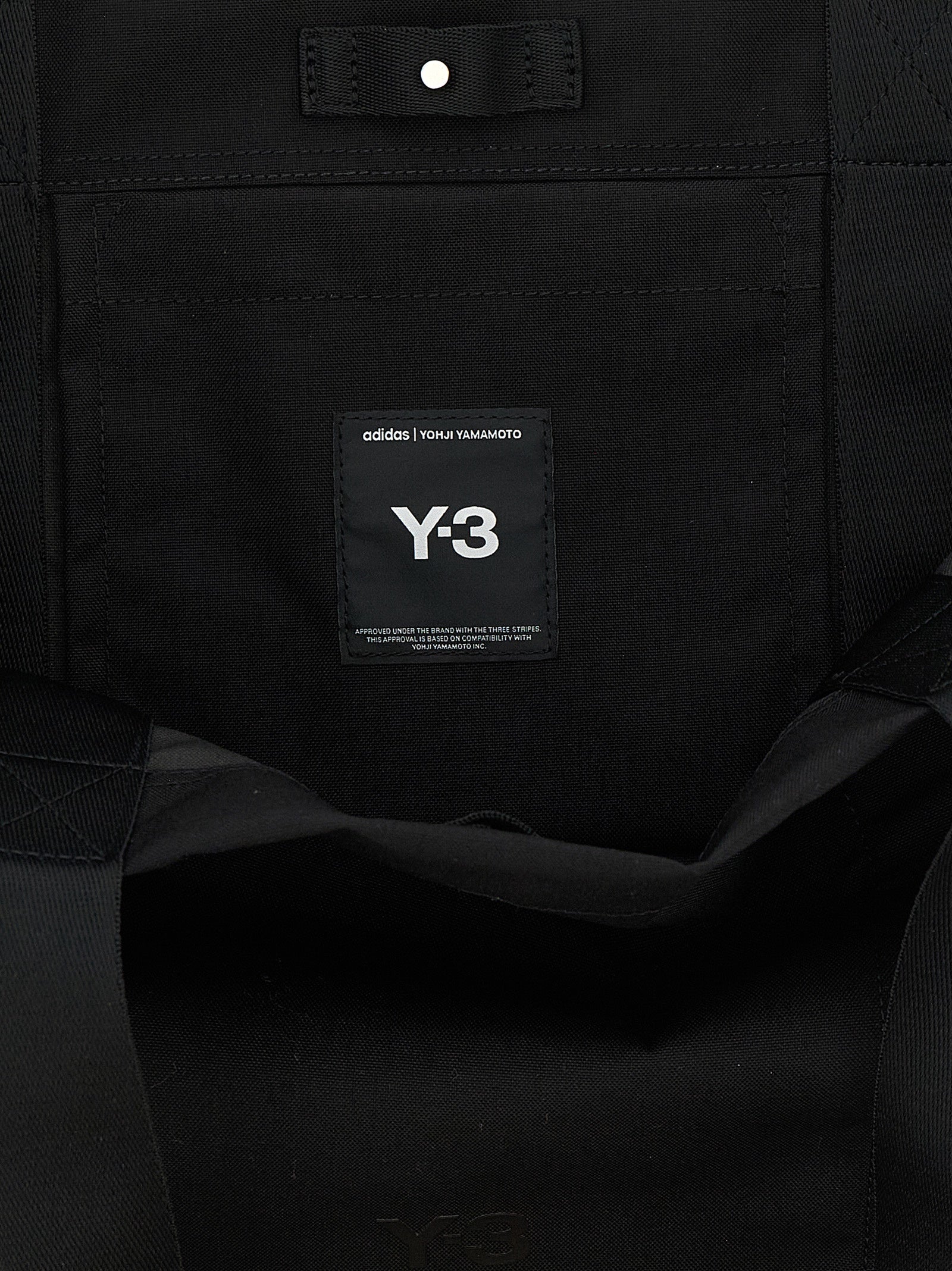 Y-3 Black Polyamide Tote Bag