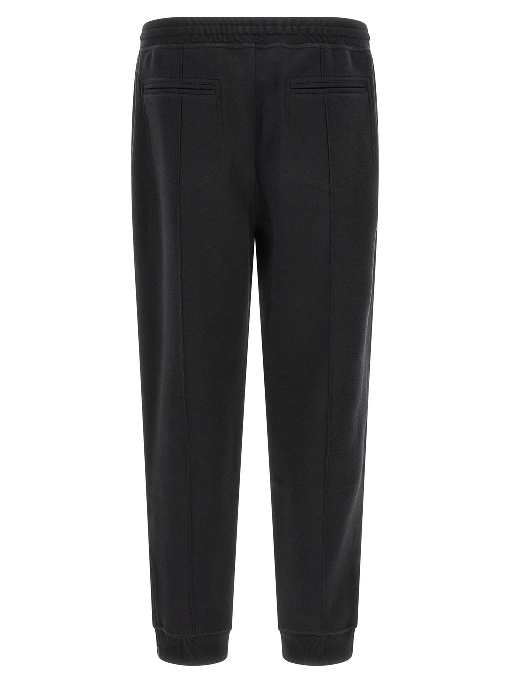Brunello Cucinelli Black Cotton Joggers (Workout Pants)