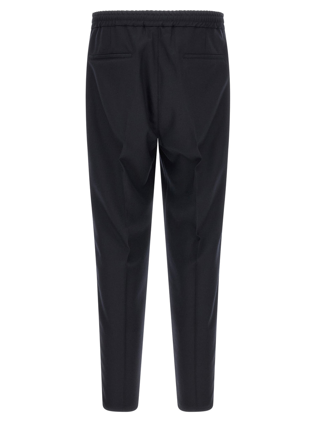 Brunello Cucinelli Blue Virgin Wool Casual Pants