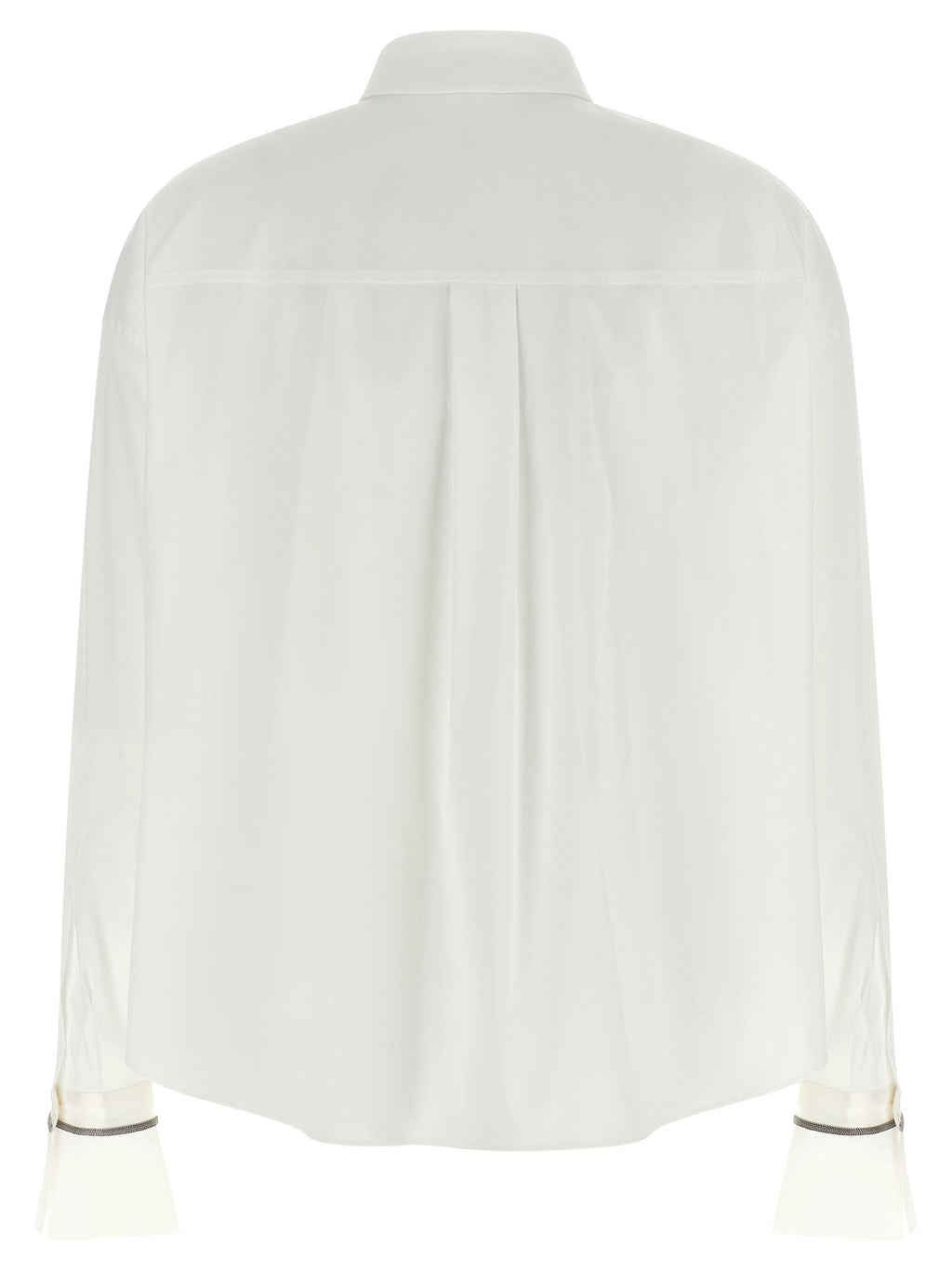 Brunello Cucinelli White Cotton Blouse