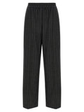 Brunello Cucinelli Gray Virgin Wool Casual Pants