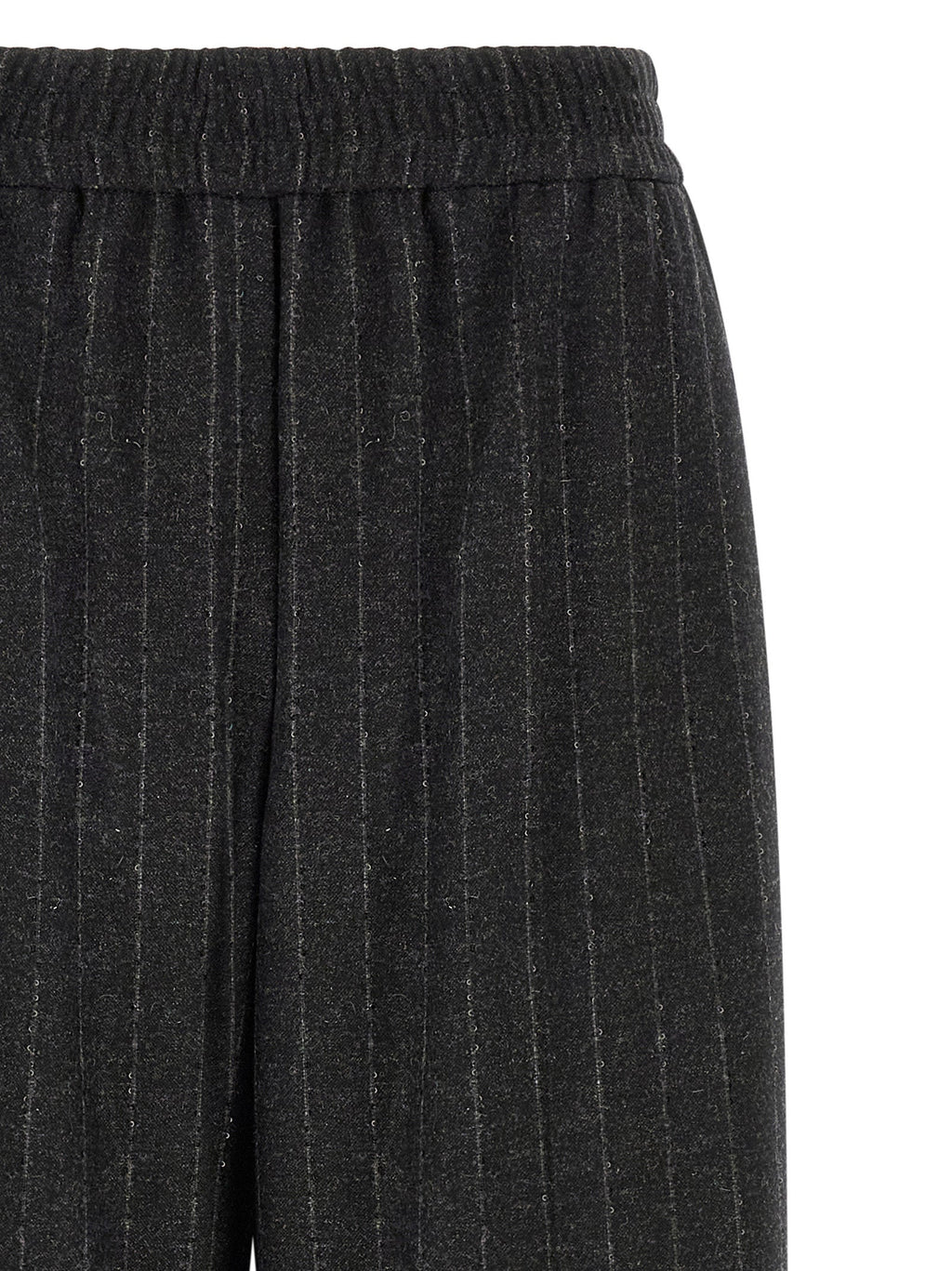Brunello Cucinelli Gray Virgin Wool Casual Pants
