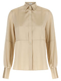 Brunello Cucinelli Beige Silk Blouse