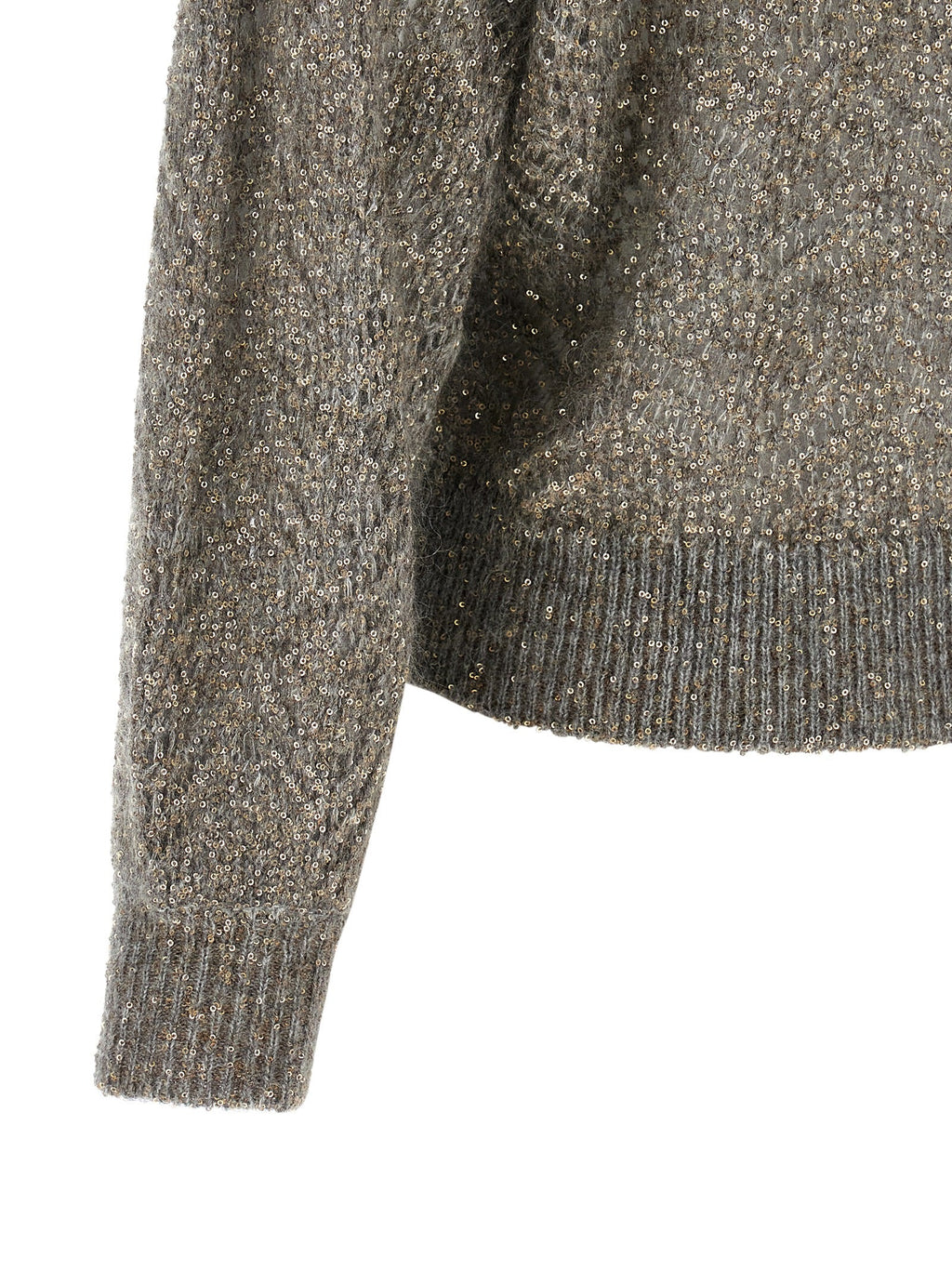 Brunello Cucinelli Gray Polyamide Cardigan