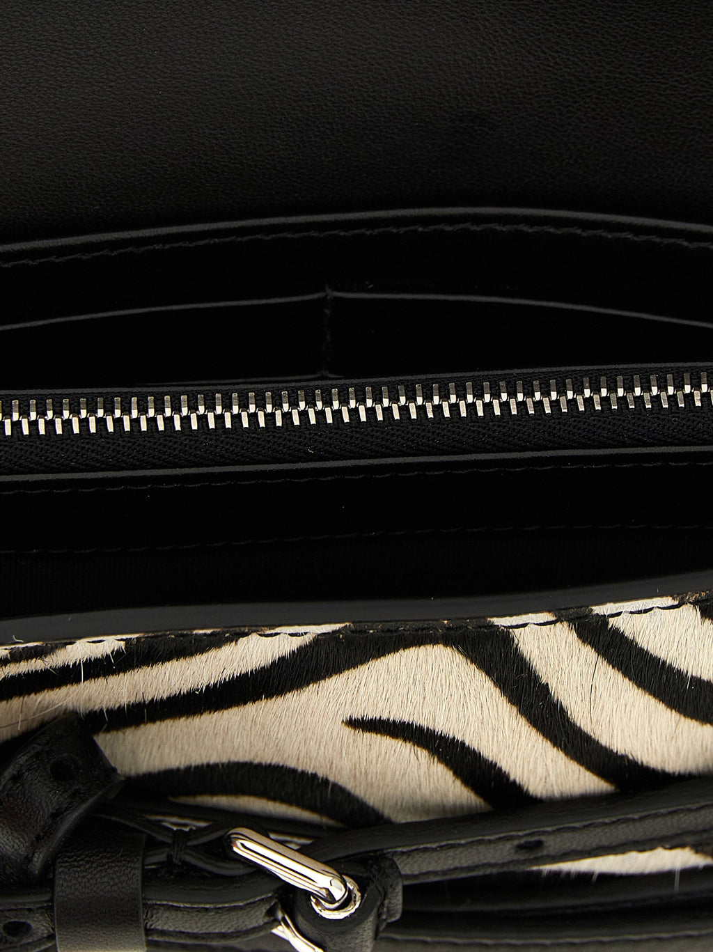 Moschino Bicolor Leather Cardholder