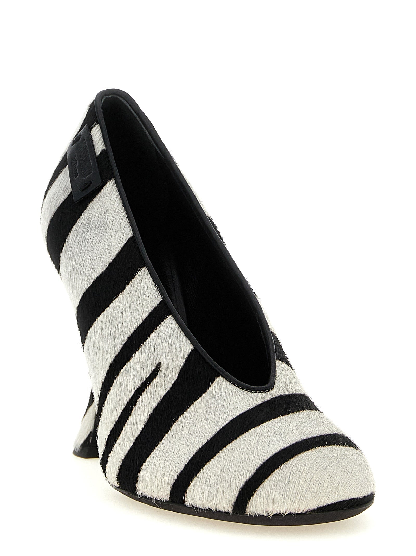 Moschino Bicolor Calfskin High Heel Pumps