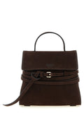 Moschino Brown Calfskin Handbag