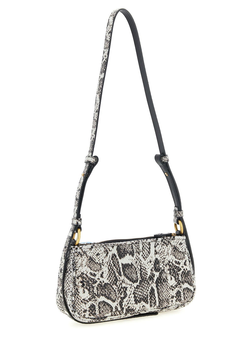 PINKO Gray Calfskin Crossbody Bag