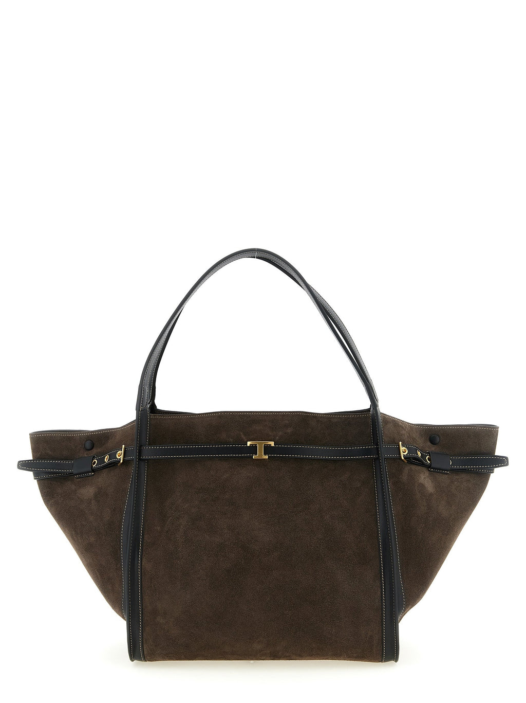 Tod's Brown Calfskin Tote Bag
