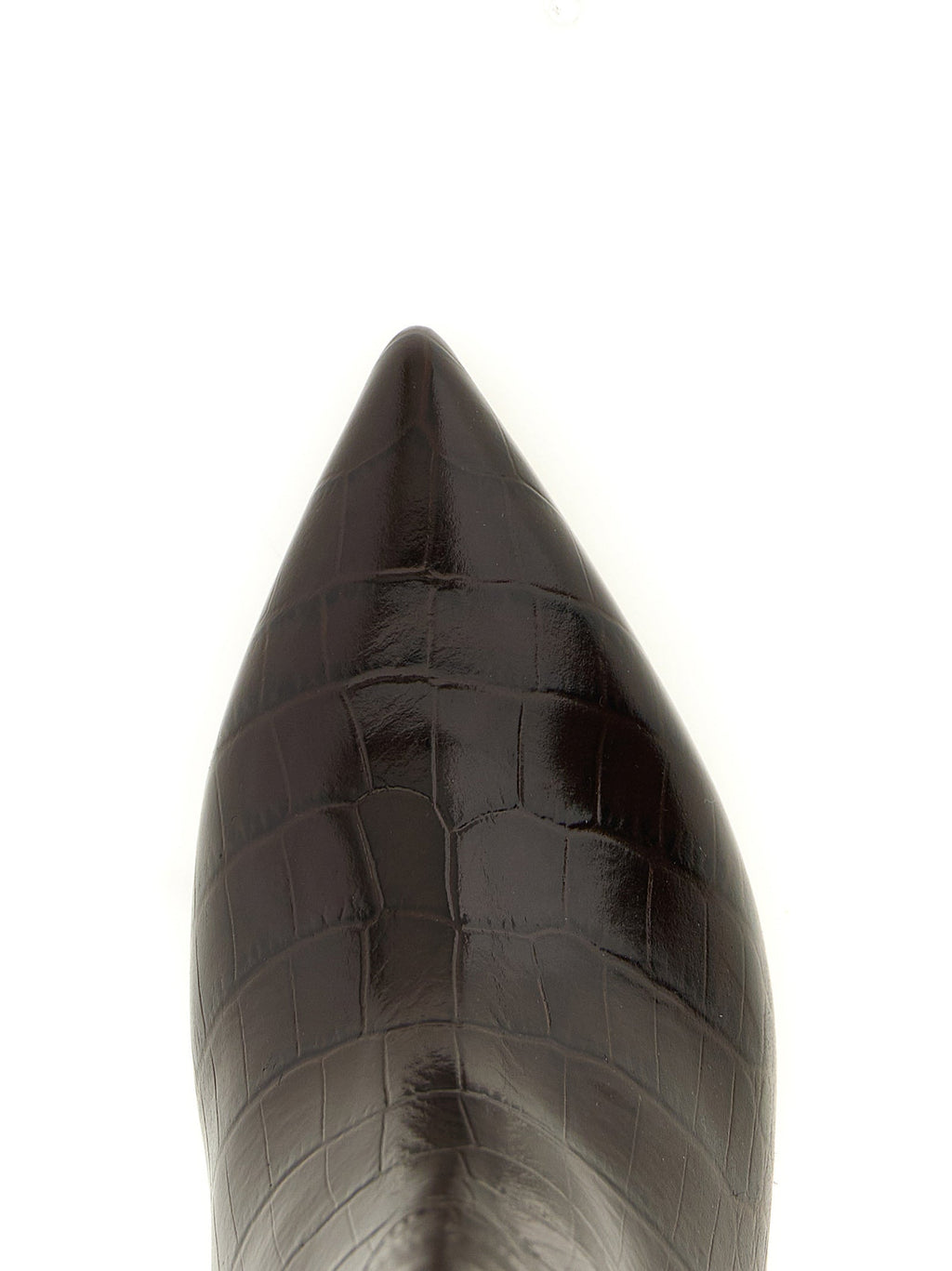 Paris Texas Brown Calfskin Over The Knee