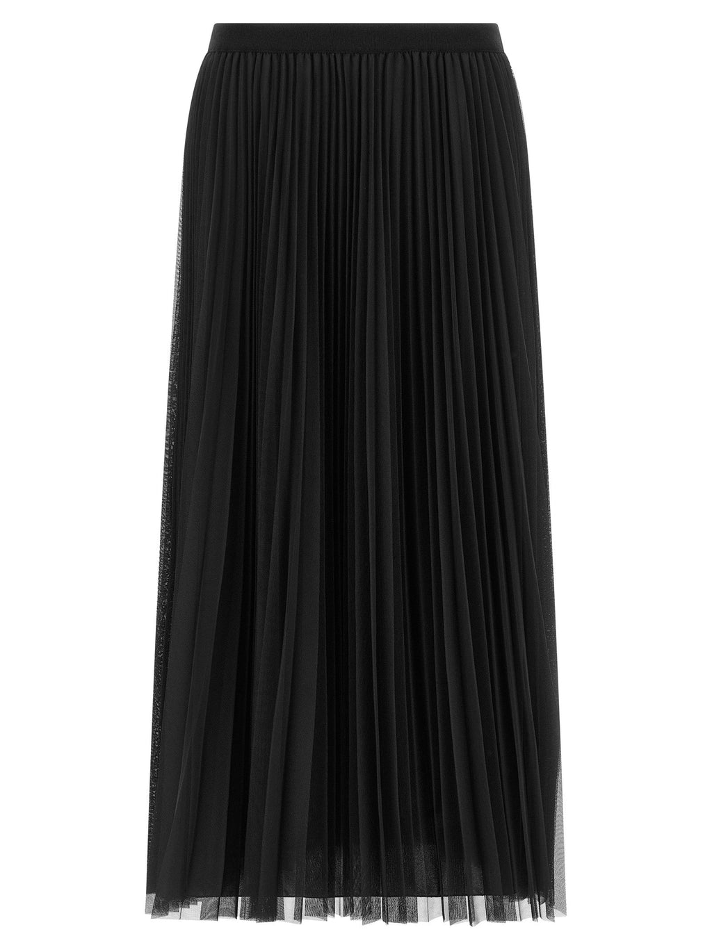Fabiana Filippi Blue Polyester Midi Skirt