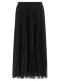 Fabiana Filippi Blue Polyester Midi Skirt