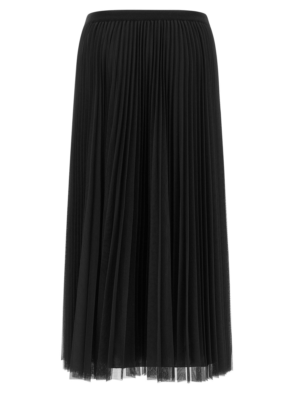 Fabiana Filippi Blue Polyester Midi Skirt