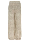 Brunello Cucinelli Beige Nylon Casual Pants