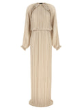 Fabiana Filippi Beige Polyester Long Dress