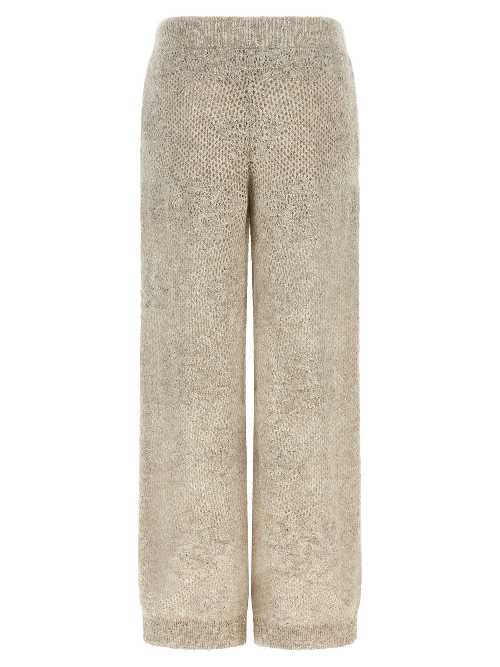 Brunello Cucinelli Beige Nylon Casual Pants