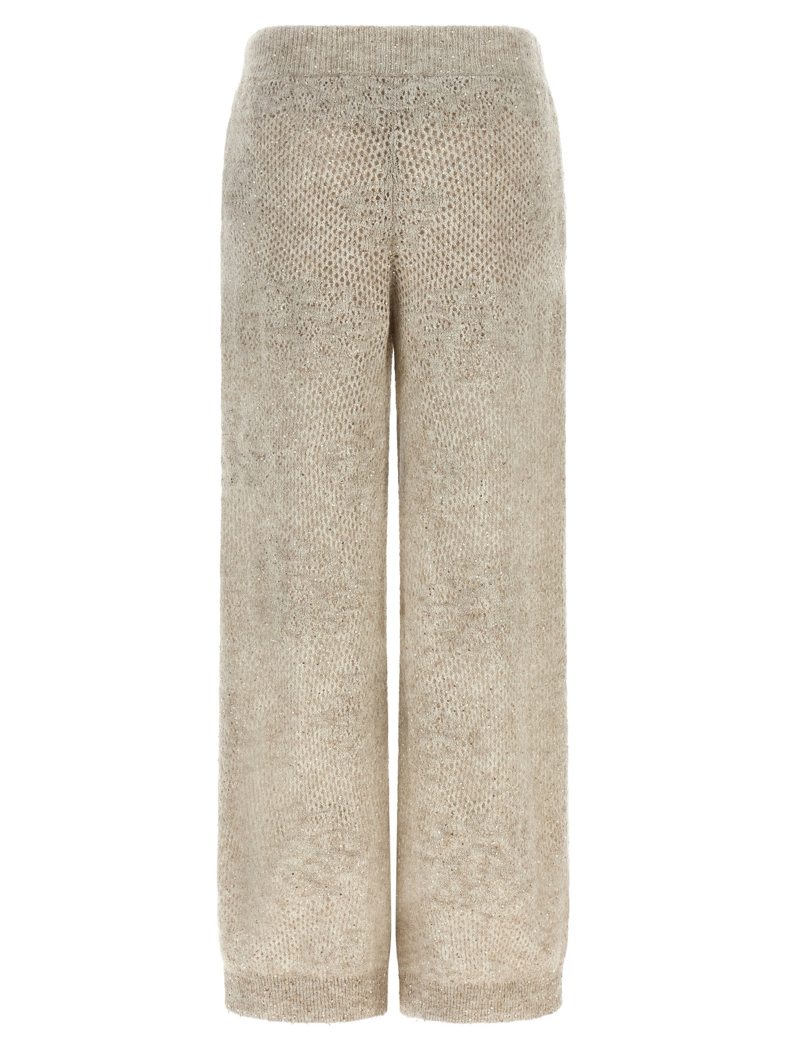 Brunello Cucinelli Beige Nylon Casual Pants