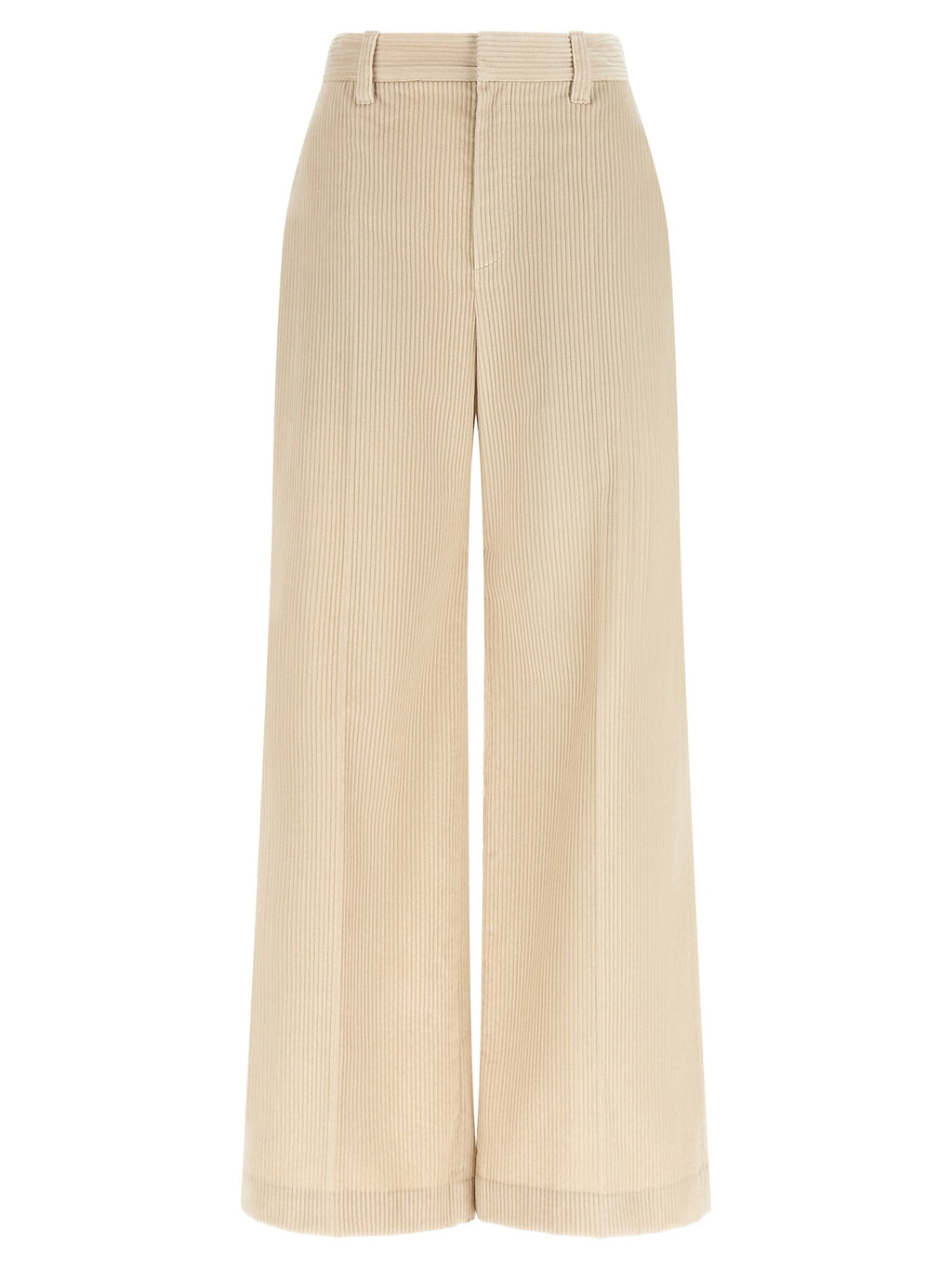 Brunello Cucinelli Beige Cotton Casual Pants