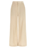 Brunello Cucinelli Beige Cotton Casual Pants