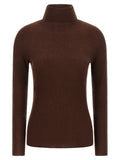 Fabiana Filippi Brown Virgin Wool Cardigan Fabiana Filippi