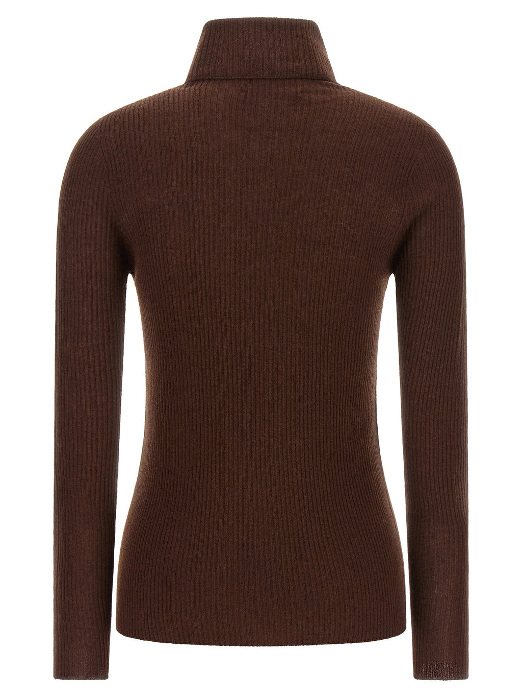 Fabiana Filippi Brown Virgin Wool Cardigan Fabiana Filippi