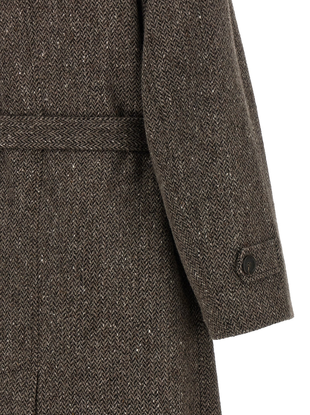 Brunello Cucinelli Brown Virgin Wool Coat