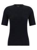 Fabiana Filippi Blue Virgin Wool T-Shirt