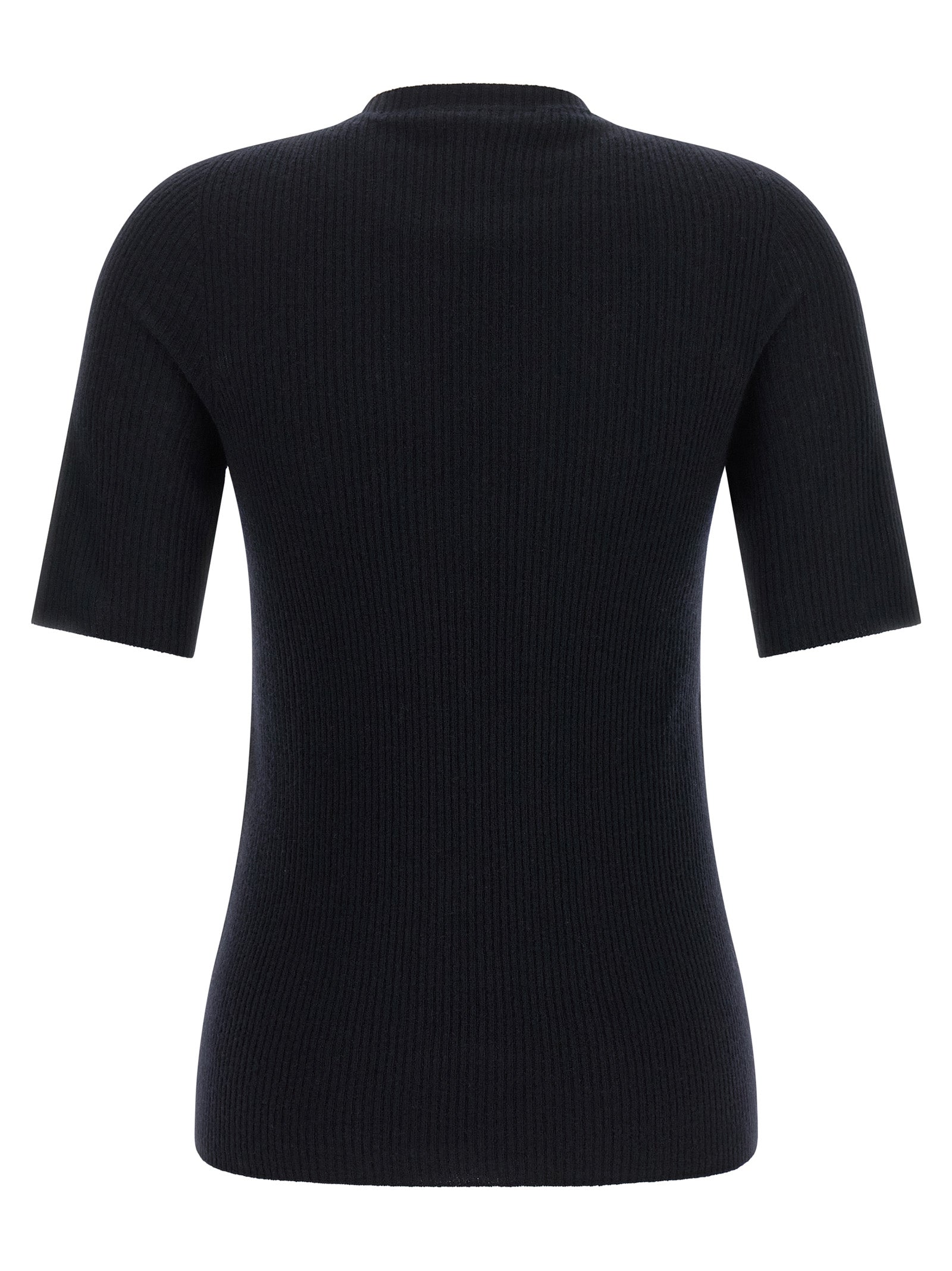 Fabiana Filippi Blue Virgin Wool T-Shirt