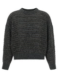 Brunello Cucinelli Gray Elastane Cardigan