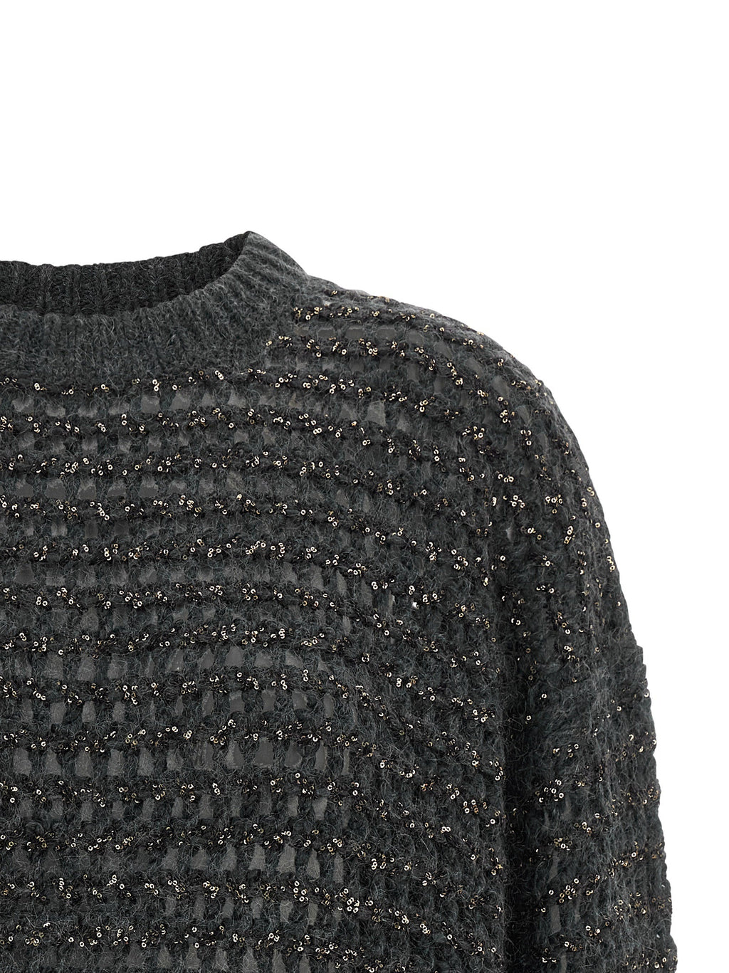 Brunello Cucinelli Gray Elastane Cardigan