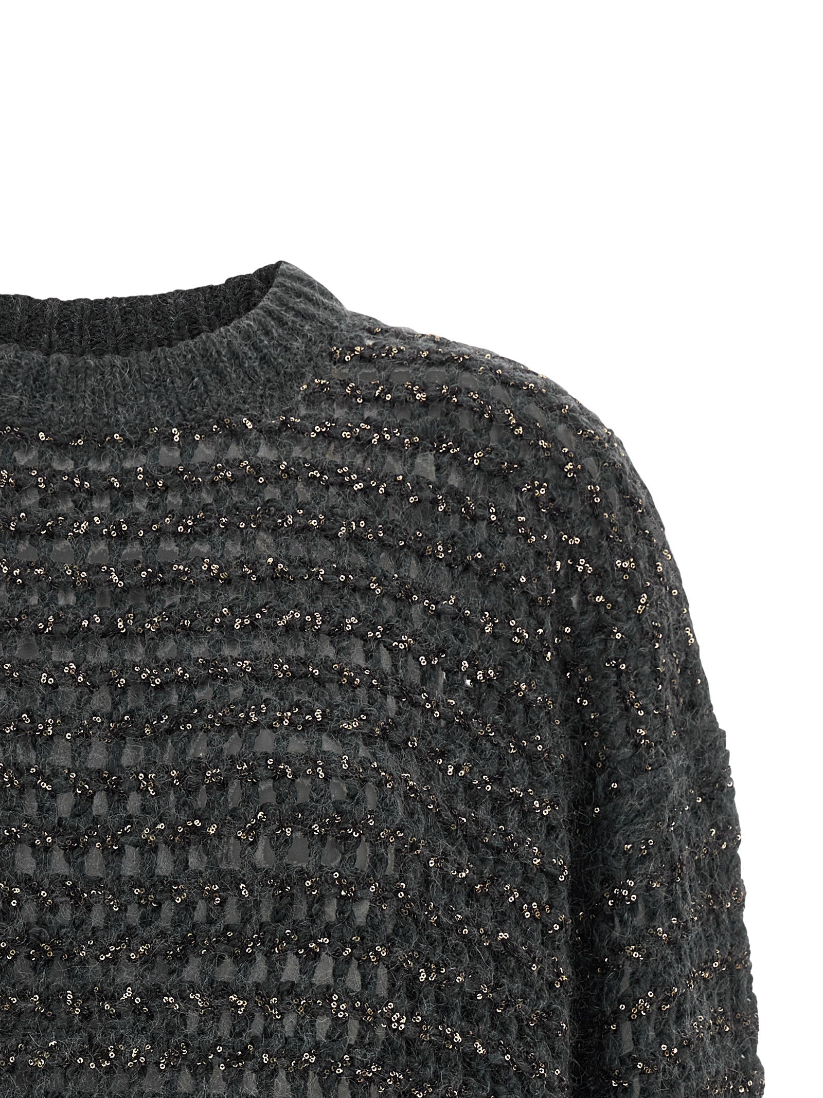 Brunello Cucinelli Gray Elastane Cardigan