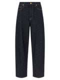 Fabiana Filippi Blue Cotton Jeans Denim