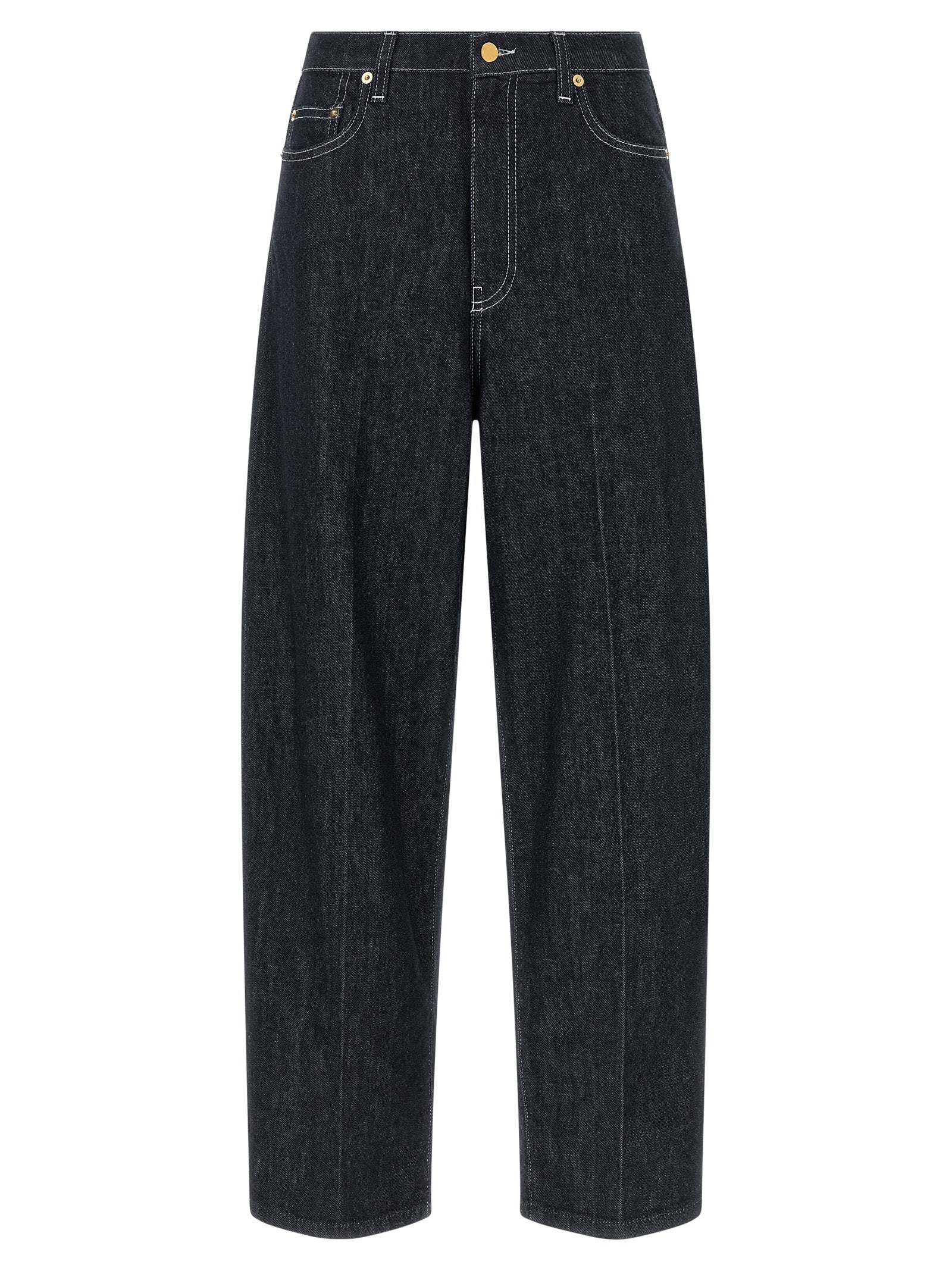 Fabiana Filippi Blue Cotton Jeans Denim