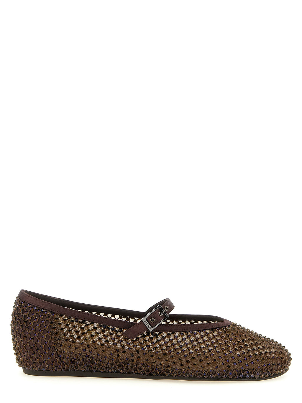 LE SILLA Brown Polyamide Ballet Flats