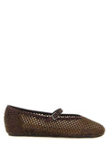 LE SILLA Brown Polyamide Ballet Flats