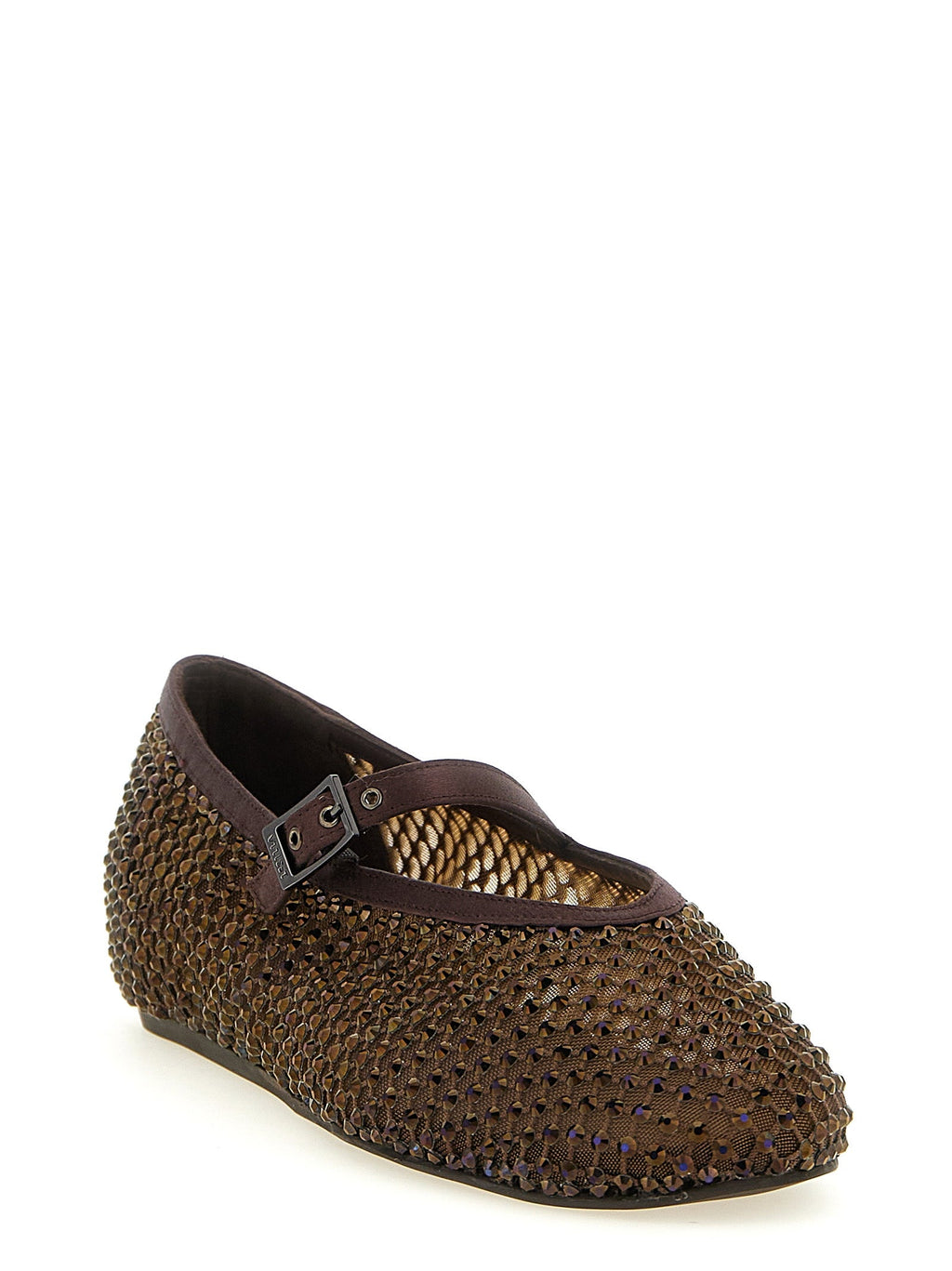 LE SILLA Brown Polyamide Ballet Flats