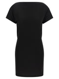 Jacquemus Black Viscose Short Dress
